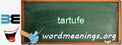 WordMeaning blackboard for tartufe